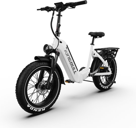 Maxtron Verve Opvouwbare Elektrische Fiets– 960Wh Accu –20×4.0 Inch Fatbike Banden –Actieradius tot 130 km –Voor- en Achter Hydraulische Schijfremmen –ZOOM Aluminium Verende Voorvork met Lock-out– Shimano 8 Versnellingen– Elektrische Stadsfiets – Wit van Merkloos