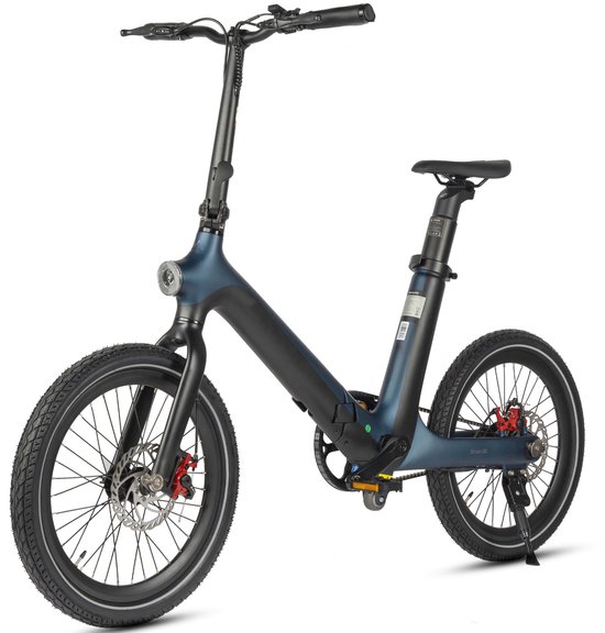 Maxturn Smart30 Elektrische stadsfiets - Accu 36V 9,6Ah - Banden 20 inch - zwart