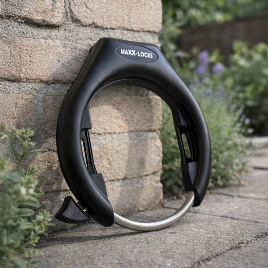 Maxx-Locks Ringslot Fatbike - Wielslot Fiets - Anti Diefstal Frame Slot met 2 Sleutels - Fietsslot Zwart van Merkloos