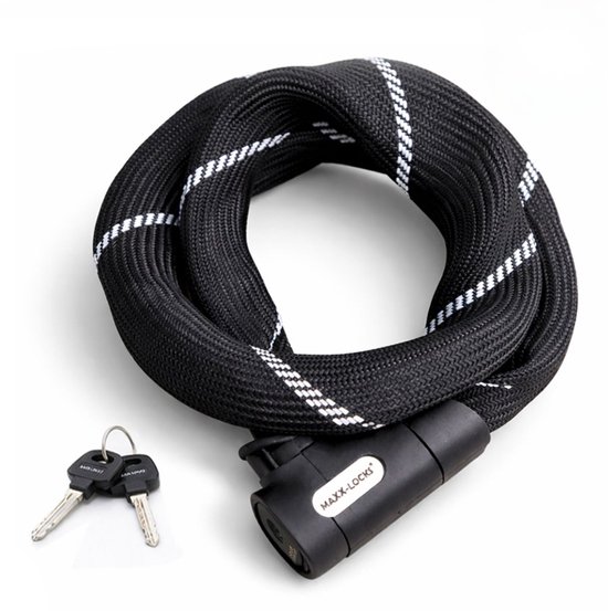 Maxx-Locks Twizel Kettingslot - Art 2 Fietslot - Ketting van Gehard Stalen Schakels - Slot met ART keurmerk - Geschikt voor Electrische Fiets en Fatbike - 85 cm van Maxx-Locks