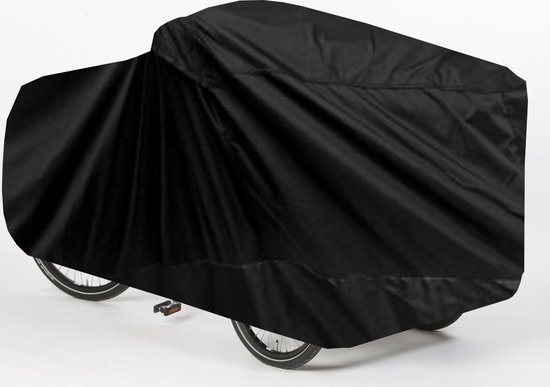 Maxxcovers Cargo Bakfietshoes - Voor 3-wielers met Regentent Huif - Waterdicht - Zwart van Maxx