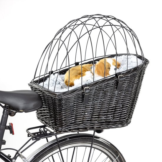 MaxxPet Fietsmand hond - Hondenmand fiets - Voor Bagagedrager - 55x35x51,5 cm - Zwart van MaxxPet