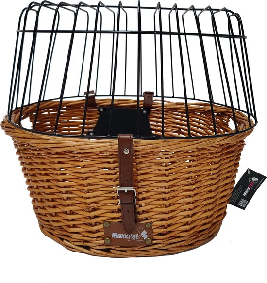 MaxxPet Fietsmand hond - Hondenmand fiets - Voor het stuur - 45x38x47 cm van MaxxPet