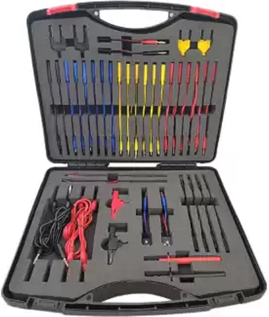 Meetkabel en sonde set 92-delig-Weber Tools-Voor professionele aanpassing van testapparatuur zoals multimeters van Weber Tools