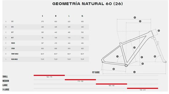 Megamo Natural 60 29´´ Tourney 7s 2026 Mountainbike Grijs M