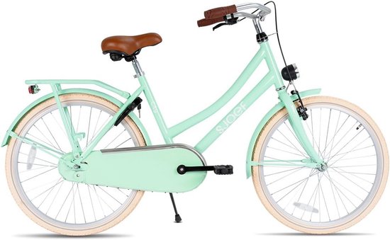 Meisjesfiets 24 inch - Verstelbaar Zadel & Stuur - Met Terugtraprem en Handrem van Merkloos