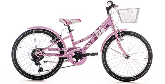 Meisjesfiets PAPILLON 20 inch van Merkloos