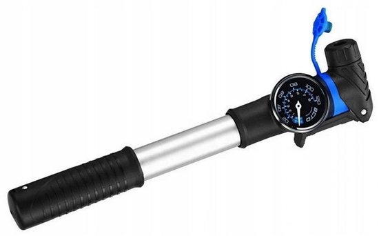 Merkloze Aluminium Fietspomp met Manometer - 2-Way Pomp