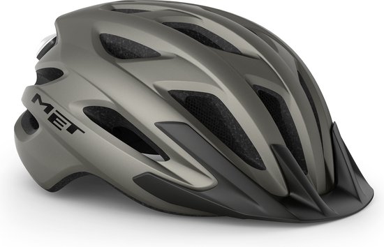 MET Crossover MIPS Fietshelm Mannen & Vrouwen - Stadsfietshelm Volwassenen - Maat M - Titanium Matt