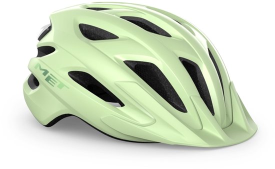 MET Crossover MIPS Fietshelm Mannen & Vrouwen - Stadsfietshelm Volwassenen - Maat M/L – Mint Glossy