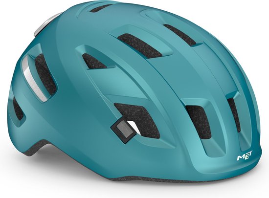 MET E-Mob MIPS Fietshelm Mannen & Vrouwen - Fietshelm E Bike Volwassenen - Maat L (58-61cm) - NTA8776 - Teal van MET