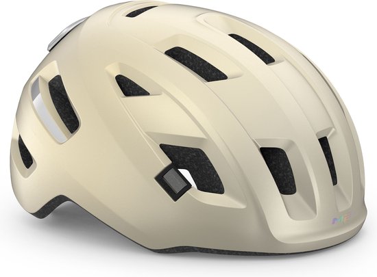 MET E-Mob MIPS Fietshelm Mannen & Vrouwen - Fietshelm E Bike Volwassenen - Maat M (56-58cm) - NTA8776 - Vanilla Ice van MET