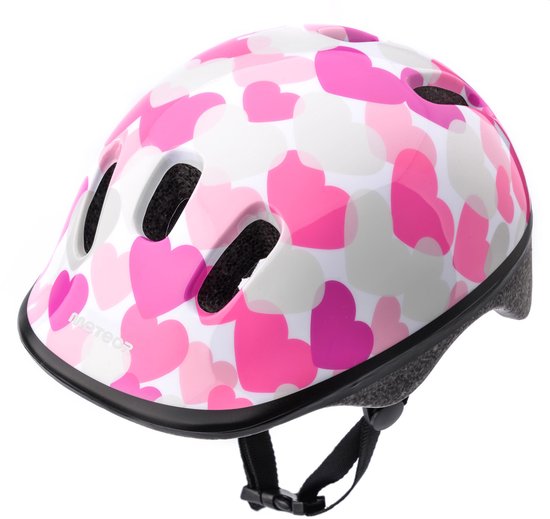 Meteor - Fietshelm - KS06 - XS 44-48 cm Roze harten van Merkloos