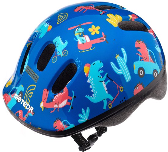 Meteor - Fietshelm - MV6-2 S 48-52 cm Dinocars van Merkloos