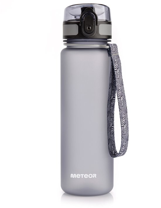 Meteor Sportbidon 500 ml - Fietsbidon - Sportaccessoire - Grijs