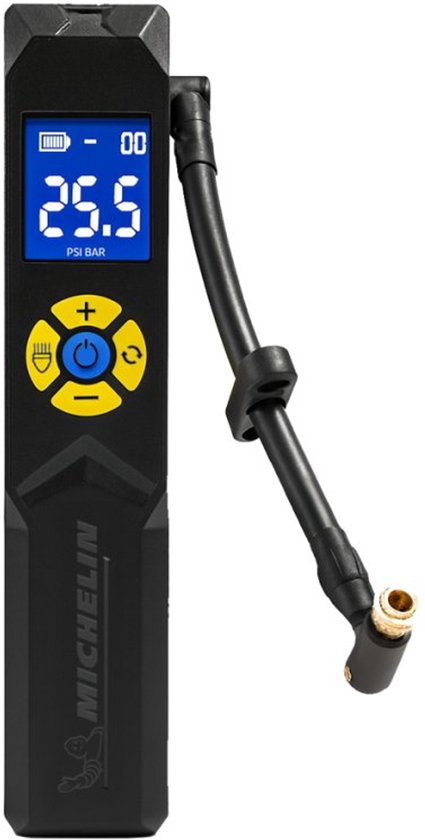 MICHELIN accu-minicompressor met manometer, 10,3 bar, Li-ion 7,4V