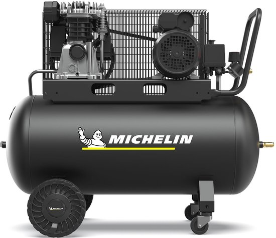Michelin MX CLASSIC PRO 100-3M | Oliegesmeerde compressor | 10 bar | 3.0 pk / 2.2 kW | 365 l/min | 100 l