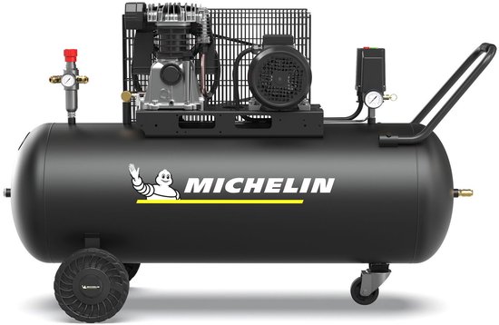 Michelin MX CLASSIC PRO 150-3M | Oliegesmeerde compressor | 10 bar | 3.0 pk / 2.2 kW | 365 l/min | 150 l