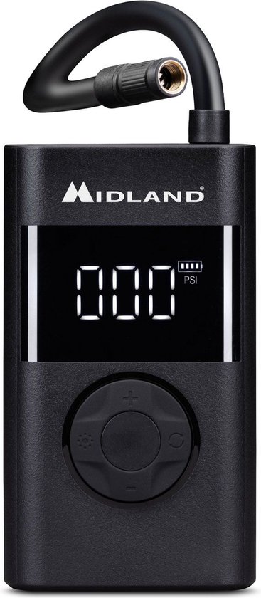 Midland Enerpump / Bandenpompcompressor / Powerbank / Ballenpomp / Fietsbandenpomp