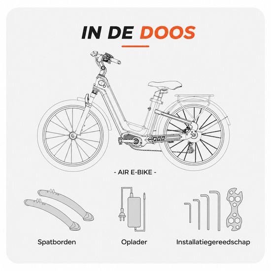 MIHOGO AIR Elektrische Fiets 250W - 85 Nm - Dubbele Accu 2 × 460,8Wh - Tot 128 Mijl - Carbon T800 - Shimano 7 Versnellingen - Hydraulische Schijfremmen - 26 Inch