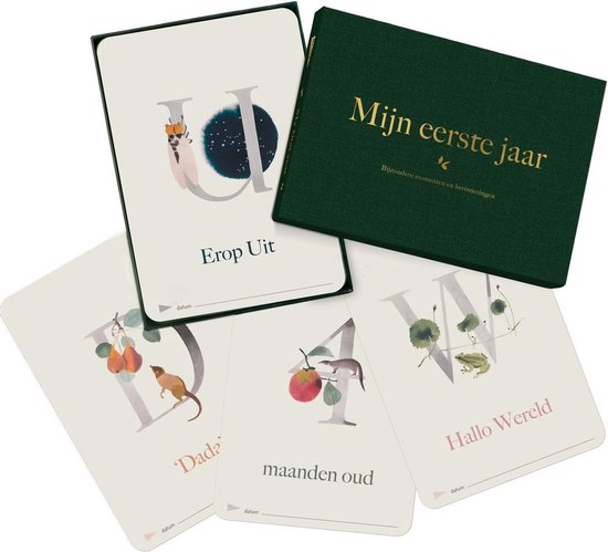 Milestone™ Baby Photo Cards - Mijlpaalkaarten - Baby's eerste jaar ABC van Mi