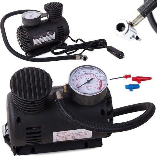 Mini Compressor - Automatische Compressor - 12V - Via Sigarettenaansteker