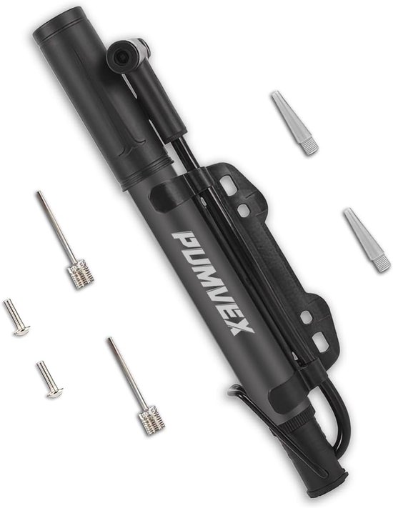 Mini Fietspomp 120 PSI - Draagbare Hand-/Pedalpomp voor Presta/Schrader Ventielen - Ideaal voor Race-/Mountain-/BMX-fietsen
