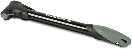 Mini Fietspomp 27cm - Zwart - Tweeweg Pomp tot 60 PSI - Compact met Framebeugel - Geschikt voor MTB, Racefiets & Sportballen [51067]