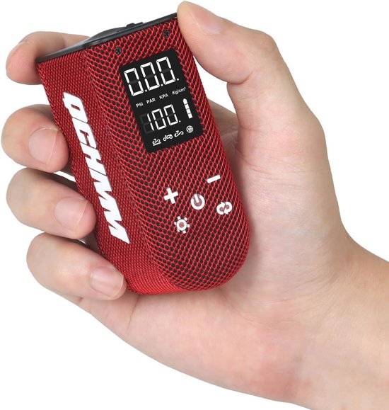 Mini Fietspomp Elektrisch 100 PSI Automatische Uitschakeling Voor Presta en Schrader Type C Oplaadbare Accu