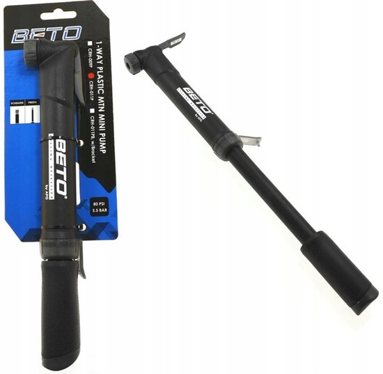 Mini fietspomp handmatig met framehouder - AV/DV ventiel