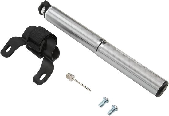 Mini Fietspomp - Hogedruk Pomp - Banden Oppompen - Telescopisch Ontwerp - 160 PSI - Zilver