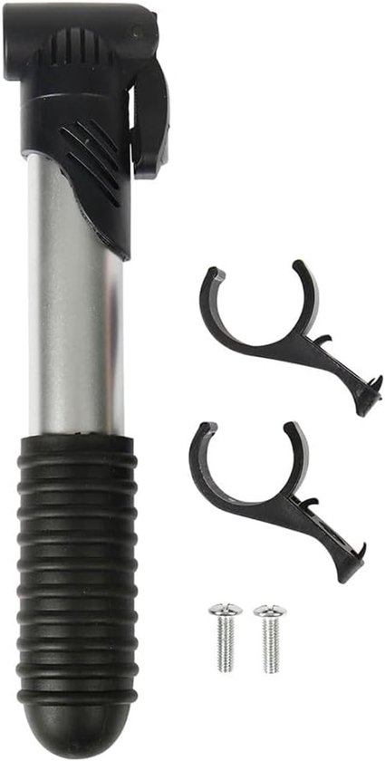 Mini Handpomp - Fiets Pomp - Banden Oppompen - Compact Ontwerp - 28 cm - Zwart