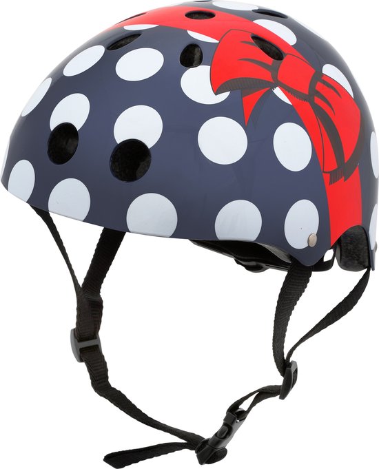 Mini Hornit Lids Fietshelm voor Kinderen met LED achterlicht - Polka Dot (S) van Mini Hornit