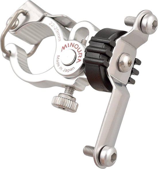 Minoura Framebevestiging Bidon Eb-100 Staal 22-35 Mm Zilver van Mi