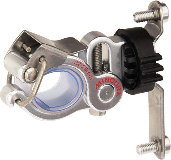 Minoura Stuurbevestiging Voor Bidonhouder 65 Mm Zilver van Mi