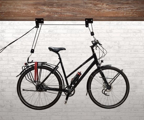 Mirage Fietslift Superlifter 57kg Staal Zwart 11-delig