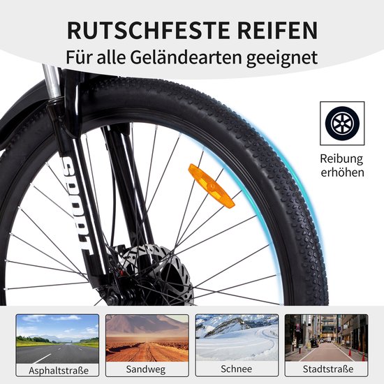 MIVRAY Mountainbike – 27,5 Inch Hardtail Met 21 Versnellingen – Stalen Frame – Blauw – Voor Woon Werkverkeer En Terreintochten