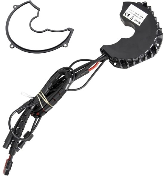 MMP® Elektrische Fiets Middenmotor - fiets - Zwart - 16cm x 16cm x 7cm van Merkloos