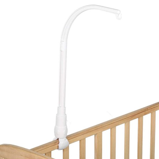 Mobielhouder voor Baby's - Ophangstang en Arm voor Babybedje - Veilig en Gemakkelijk Opbergen (Zonder Speelgoed)