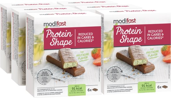 Modifast Protein Shape - Repen - Pistache 6 x 27 gr van Merkloos