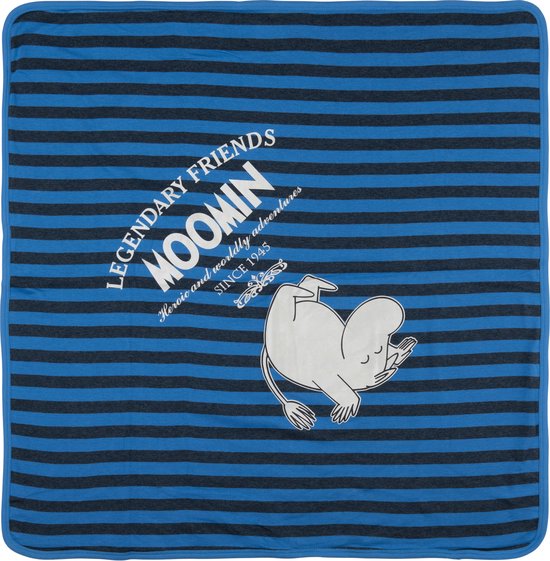 Moomin jongens badcape - blauw - maat 75 cm van Moomin