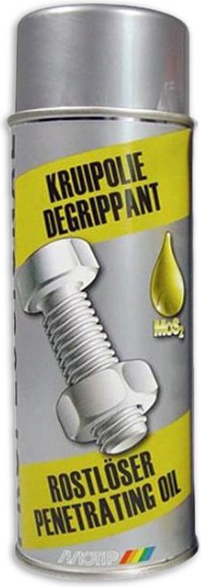 Motip Kruipolie Spuitbus - Krachtige Sproeistraal - 360° Ventiel - 400 ml van Motip