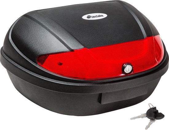 motorkoffer bagage koffer scooterkoffer - Fietstas - Achter - zwart van QBag