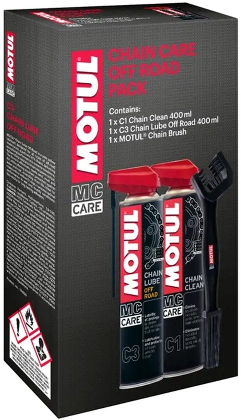 MOTUL Off Road Chain Care Kit (C1+C3+Brush)