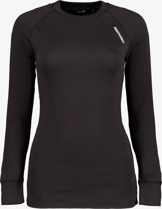 Mountain Peak dames thermoshirt met lange mouwen - Zwart - Maat L