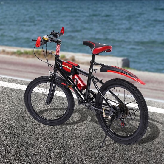 Mountainbike Hardtail 20 Inch - 21 Versnellingen Shimano Twist Shifting - Lichtgewicht 12.7 Kg - Voor Jongens En Meisjes