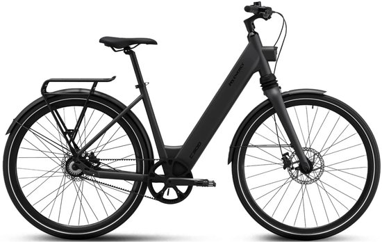 MS Energy - C300 - Elektrische fiets - Urban e-bike - Damesfiets - Riembelt - 28 inch - 48 cm - Mat Zwart van MS Energy