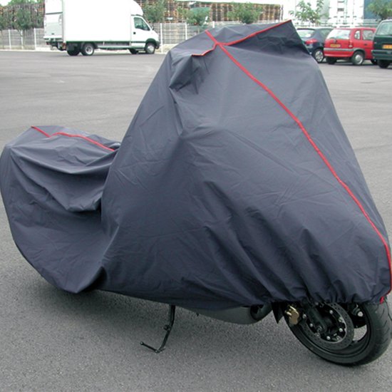 MSV Beschermhoes universeel - brommer - scooter - motor - 250x115x75 cm - grijs - beschermend