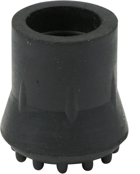 MTTproducts- Beschermkappen Klokkenvormig 19 mm - Rubberen Beschermkappen - Noppen - Versterkt Met Metalen Inzetstuk - Geschikt Voor Buisdiameters - Wandelstokdoppen van mttproducts