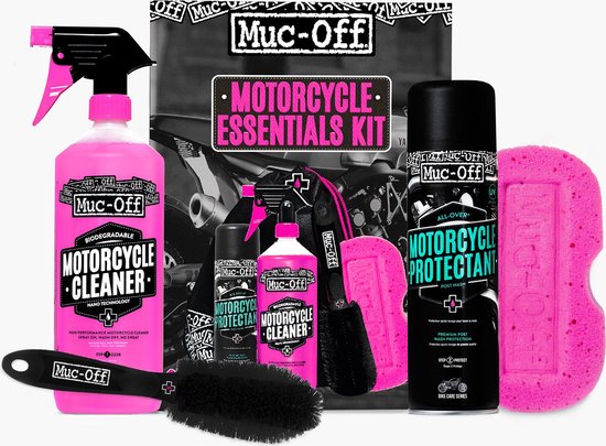 Muc-Off - Motorcycle Essentials Kit Motor Onderhoud Set - 636 van Muc-Off